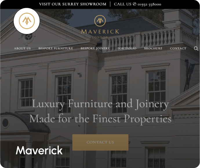 partnered with Maverick’s custom & sustainable furniture
