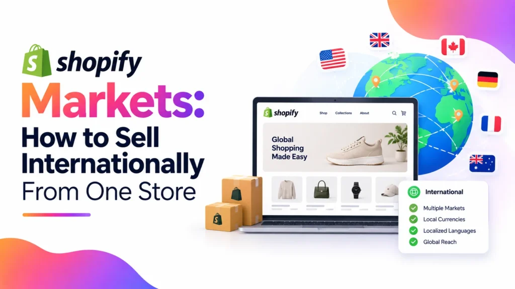 Shopify Markets How to Sell Internationally From One Store